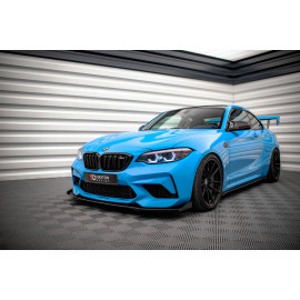 MAXTON Street Pro Front Splitter V.1 + Flaps BMW M2 Competition F87