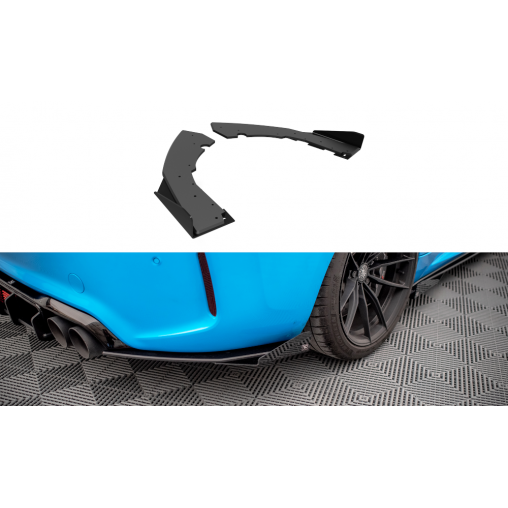 MAXTON Street Pro Rear Side Splitters + Flaps BMW M2 F87 MAXTON Street Pro Rear Side Splitters + Flaps BMW M2 F87
