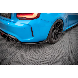 MAXTON Street Pro Rear Side Splitters + Flaps BMW M2 F87 MAXTON Street Pro Rear Side Splitters + Flaps BMW M2 F87