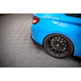 MAXTON Street Pro Rear Side Splitters + Flaps BMW M2 F87 MAXTON Street Pro Rear Side Splitters + Flaps BMW M2 F87