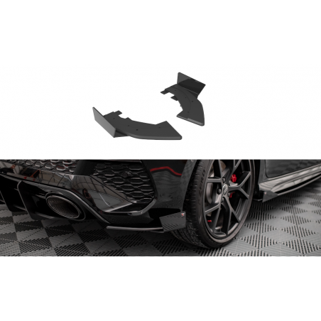 MAXTON Street Pro Rear Side Splitters + Flaps Audi RS3 Sportback 8Y