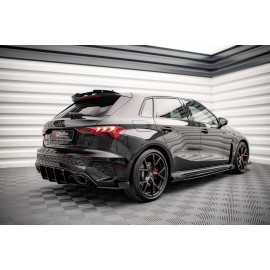 MAXTON Street Pro Rear Side Splitters + Flaps Audi RS3 Sportback 8Y