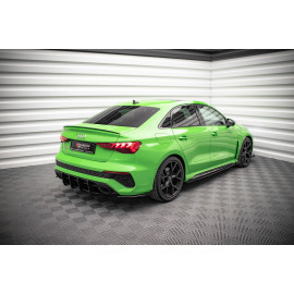 MAXTON Street Pro Rear Side Splitters + Flaps Audi RS3 Sedan 8Y