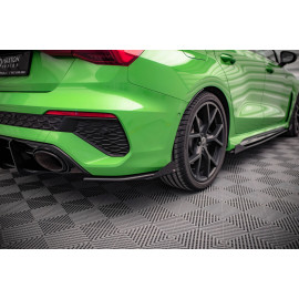 MAXTON Street Pro Rear Side Splitters + Flaps Audi RS3 Sedan 8Y