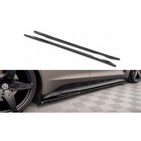 MAXTON Side Skirts Diffusers V.1 Audi e-Tron GT / RS GT Mk1