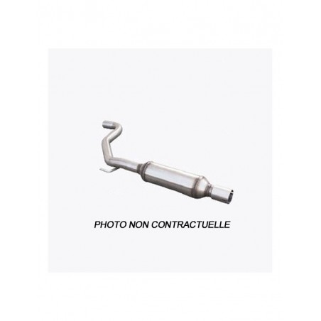 Tube central inox InoxCar Opel Corsa D OPC 1.6T 210ch