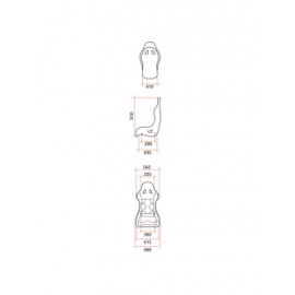 Siège baquet GT2i FIA Race-02M Skai -V2- Fibre