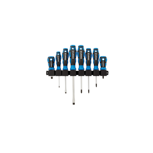 Jeu de tournevis à prise souple Draper Tools (8 pièces) Jeu de tournevis à prise souple Draper Tools (8 pièces)