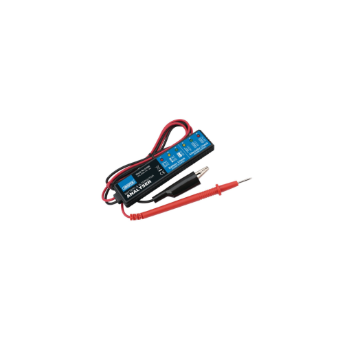 Analyseur de batterie et d'alternateur Draper Tools pour systèmes à courant continu 12 V Analyseur de batterie et d'alternateur Draper Tools pour systèmes à courant continu 12 V