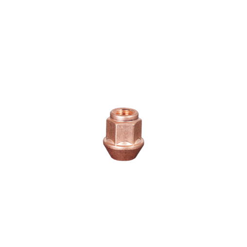 Ecrou EVO Corse cuivre type cooper 12x150 clé 19 cone 60° L29mm ouvert Ecrou EVO Corse cuivre type cooper 12x150 clé 19 cone 60° L29mm ouvert