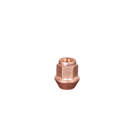 Ecrou EVO Corse cuivre type cooper 12x150 clé 19 cone 60° L29mm ouvert