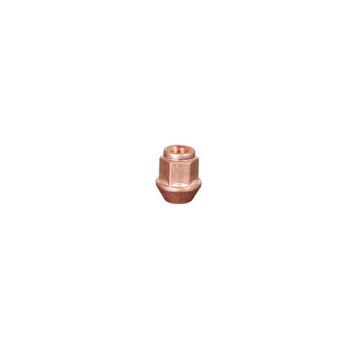 Ecrou EVO Corse cuivre type cooper 12x125 clé 19 cone 60° L29mm ouvert