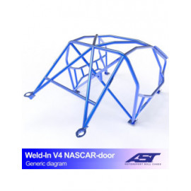 Arceau AST Drift (Type Nascar) à souder FIA 8 points pour BMW (E36) 3-Series E36 2-portes Coupe RWD