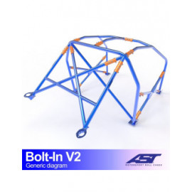 Arceau AST à boulonner FIA 6 points pour NISSAN SILVIA (S14) 2-portes Coupe