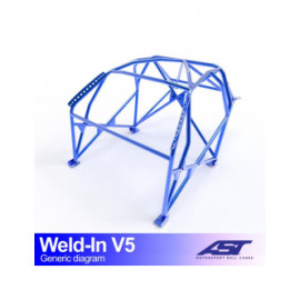 Arceau AST à souder FIA 8 points pour PORSCHE 996 2-portes Coupe AWD