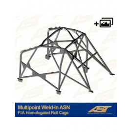 Arceau AST Multipoints à souder FIA 10 points pour HYUNDAI Kona (OS) 5-portes SUV