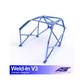 Arceau AST à souder FIA 8 points pour HONDA Civic Coupe (EJ1/EJ2) 2-portes Coupe