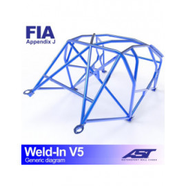 Arceau AST à souder FIA 8 points pour VOLVO 142 2-Portes Coupe