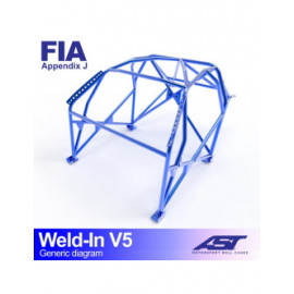 Arceau AST à souder FIA 8 points pour MAZDA MX-5 (NB) 2-portes Roadster