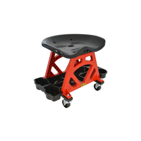 Siège de travail ergonomique sur roulettes BG Racing 582x353x431mm