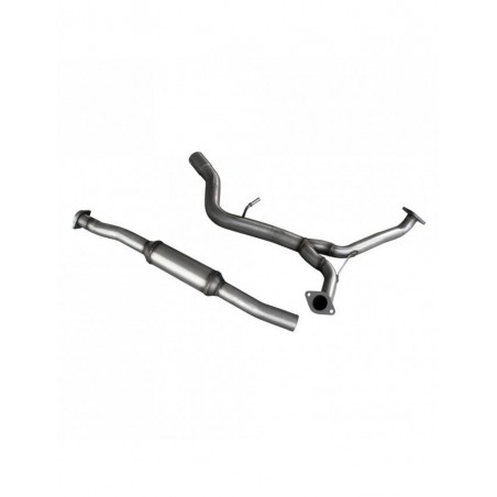 Echappement Inoxcar Tube Intermédiaire avec Silencieux SUBARU IMPREZA 4WD 2.5T WRX STi 10MY 300CV 2010-2013 diam 70