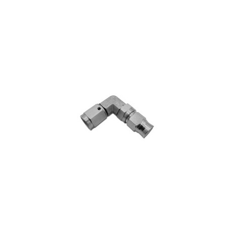 Raccord femelle 90° tournant Dash3 - 3/8x24JIC Acier (durite AN3)