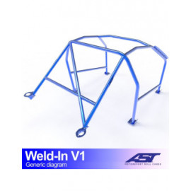 Arceau AST à souder FIA 8 points pour BMW (E34) 5-Series E34 4-portes Berline RWD