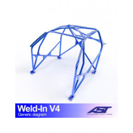 Arceau AST à souder FIA 8 points pour BMW (E34) 5-Series E34 4-portes Berline RWD