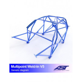 Arceau AST Multipoints à souder FIA 10 points pour NISSAN Skyline (R34) 2-portes Coupe