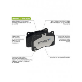 Plaquettes de frein Pagid T8176 Street+ ph2