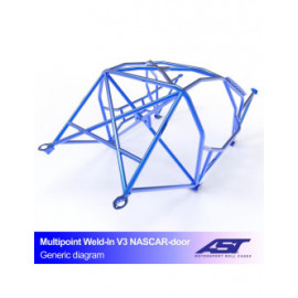 Arceau AST Drift (Type Nascar) structure à souder FIA 10 points pour BMW (E30) 3-Series E30 2-portes Coupe RWD