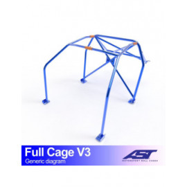 Arceau de sécurité AST Trackday/Loisir 6 points pour FORD Focus (Mk1) 3-portes Hayon FWD