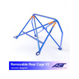 Demi arceau de sécurité arrière AST Trackday/Loisir 4 points pour SEAT Toledo (1L) 4-portes Berline