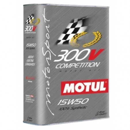 Huile Moteur Motul 300V 15W50 2L Competition