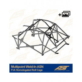 Arceau AST Multipoints à souder FIA 10 points pour TOYOTA GR Yaris (GXPA16) 3-portes Hayon