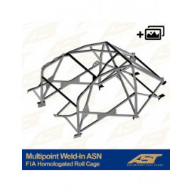 Arceau AST Multipoints à souder FIA 10 points pour TOYOTA GR Yaris (GXPA16) 3-portes Hayon