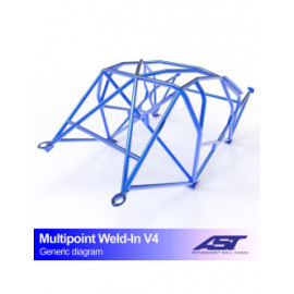 Arceau AST Multipoints à souder FIA 10 points pour BMW (F30) 3-Series F30 4-portes Berline RWD