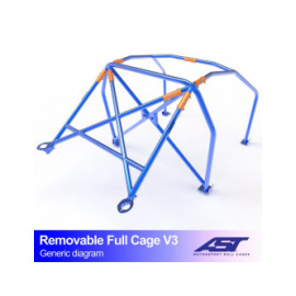 Arceau de sécurité AST Trackday/Loisir 6 points pour SUBARU Impreza (GF8) 5-portes Break 4WD