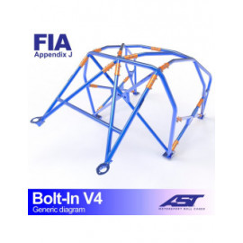 Arceau AST à boulonner FIA 6 points pour VOLVO 142 2-portes Coupe