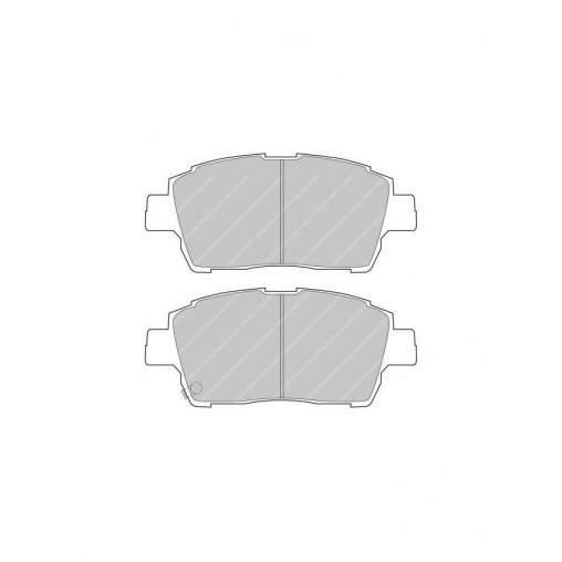 Plaquettes de Frein Ferodo DS2500 Avant Toyota Yaris Plaquettes de Frein Ferodo DS2500 Avant Toyota Yaris