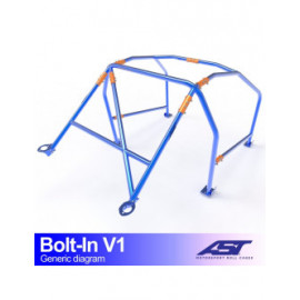 Arceau AST à boulonner FIA 6 points pour VOLKSWAGEN Golf (Mk4) 5-portes Hayon FWD