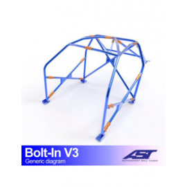 Arceau AST à boulonner FIA 6 points pour SUZUKI Swift (ZC32S) 3-portes Hayon