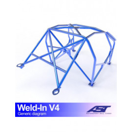 Arceau AST à souder FIA 8 points pour HONDA Prelude (5gen) 2-portes Coupe