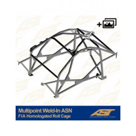 Arceau AST Multipoints à souder FIA 10 points pour TOYOTA MR-2 (W30) 2-portes Roadster