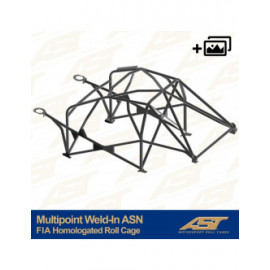 Arceau AST Multipoints à souder FIA 10 points pour RENAULT Clio (Phase 3) 3-portes Hayon