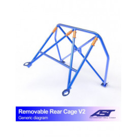 Demi arceau de sécurité arrière AST Trackday/Loisir 4 points pour TOYOTA MR-2 (W30) 2-portes Roadster