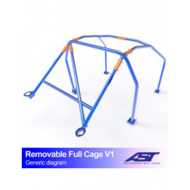 Arceau de sécurité AST Trackday/Loisir 6 points pour HONDA CRX (EF/ED/EE) 3-portes Coupe