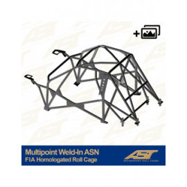 Arceau AST Multipoints à souder FIA 10 points pour PEUGEOT 106 (Phase 1/2) 3-portes Hayon