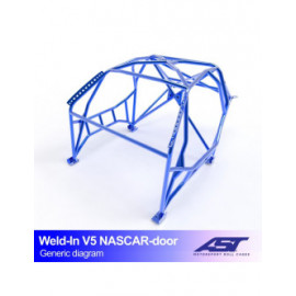 Arceau AST Drift (Type Nascar) à souder FIA 8 points pour BMW (E34) 5-Series E34 4-portes Berline RWD