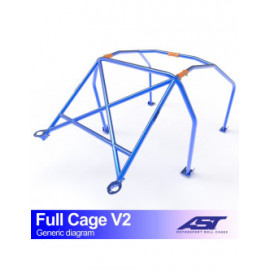 Arceau de sécurité AST Trackday/Loisir 6 points pour NISSAN SILVIA (S14) 2-portes Coupe